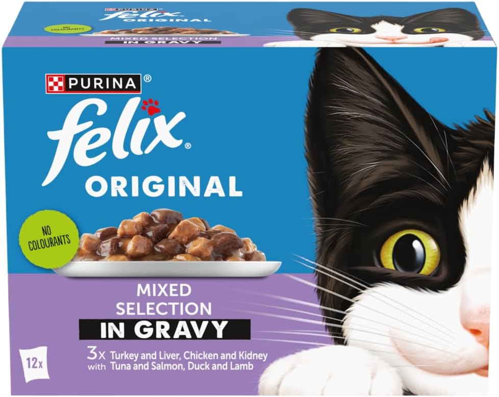 Felix Original Mixed Selection in Gravy Wet Cat Food 12x85g