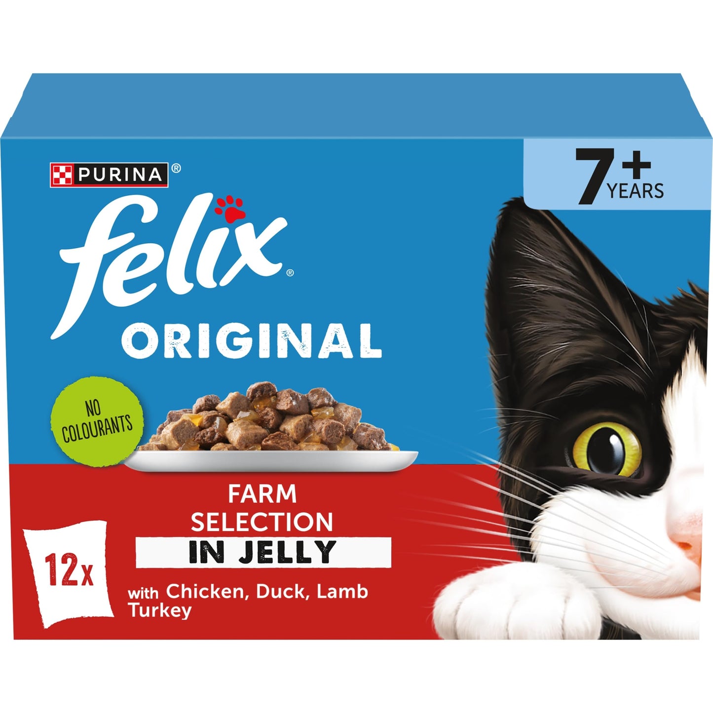 FELIX Tasty Shreds Mixed Selection in Gravy Wet Cat Food 40x80g