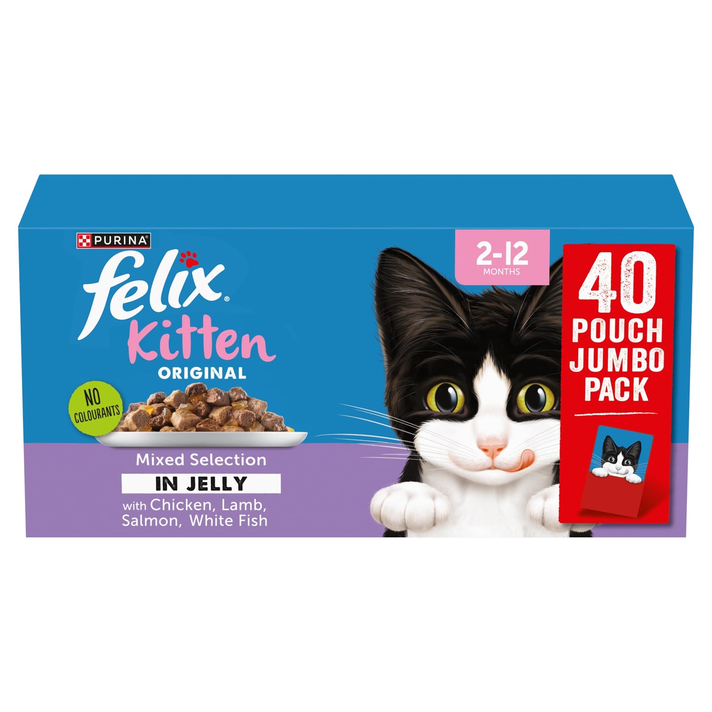 FELIX Tasty Shreds Mixed Selection in Gravy Wet Cat Food 40x80g