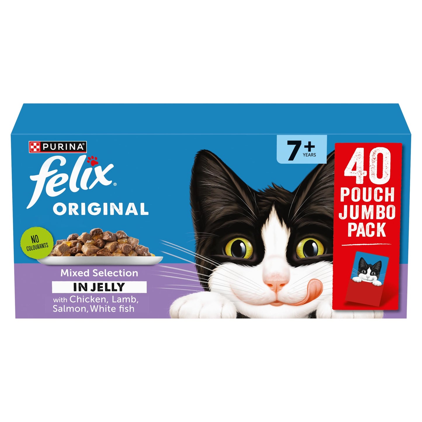 FELIX Tasty Shreds Mixed Selection in Gravy Wet Cat Food 40x80g