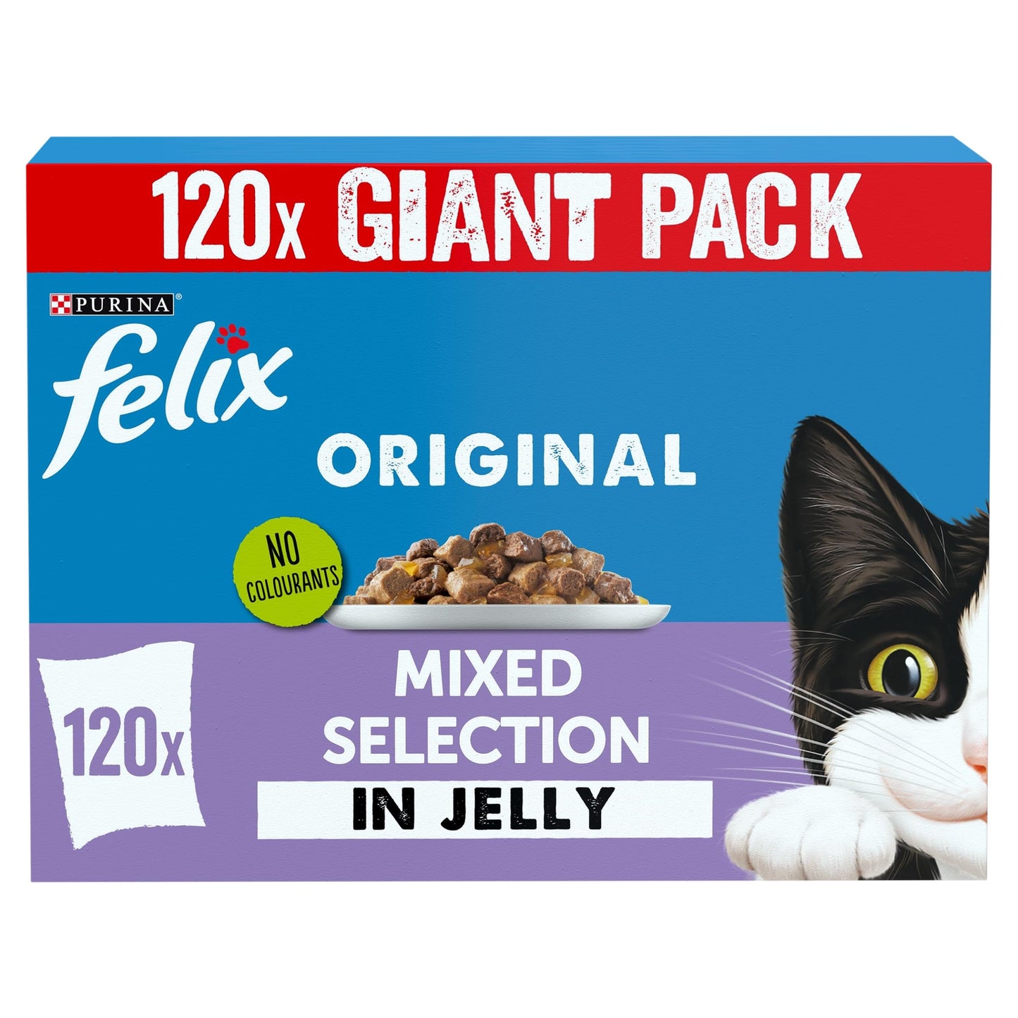 FELIX Tasty Shreds Mixed Selection in Gravy Wet Cat Food 40x80g