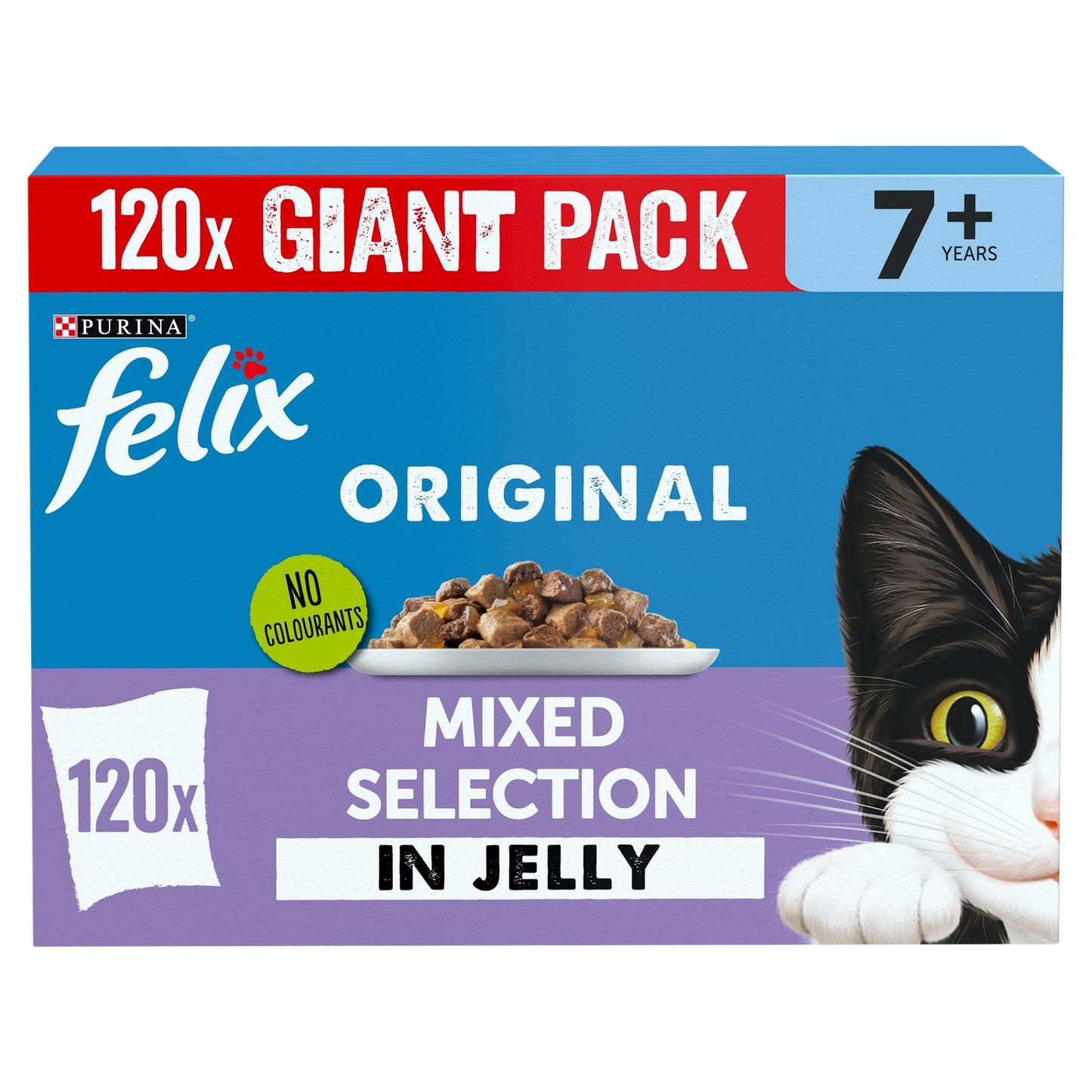 FELIX Tasty Shreds Mixed Selection in Gravy Wet Cat Food 40x80g