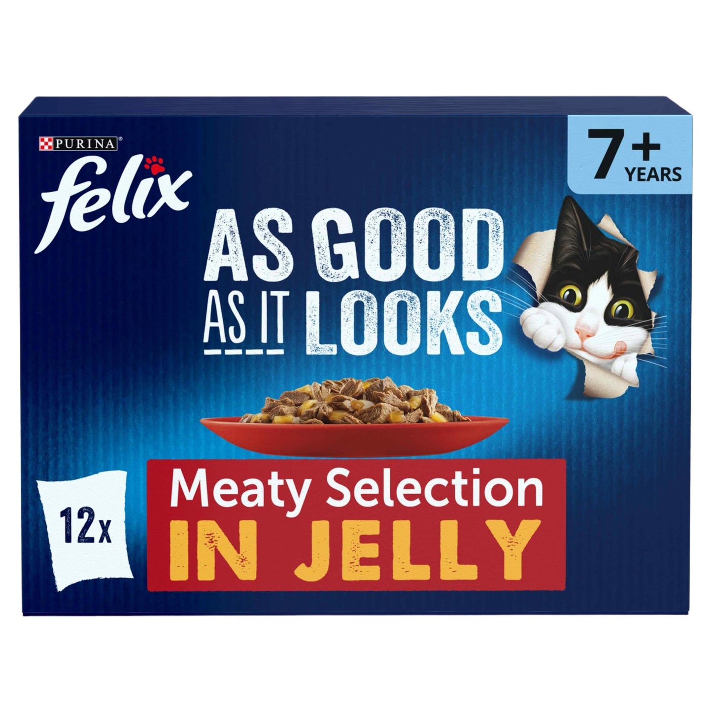 FELIX Tasty Shreds Mixed Selection in Gravy Wet Cat Food 40x80g