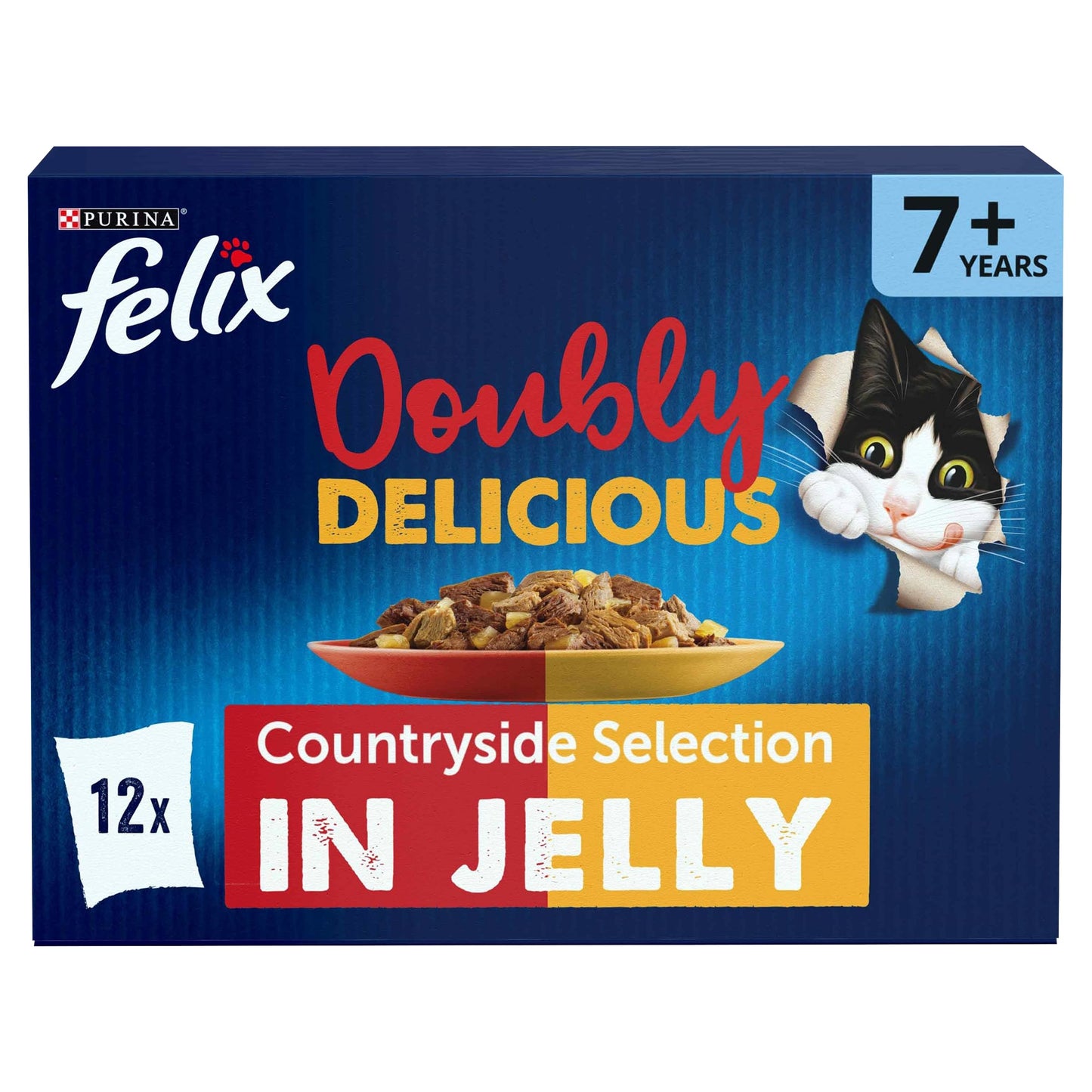 FELIX Tasty Shreds Mixed Selection in Gravy Wet Cat Food 40x80g