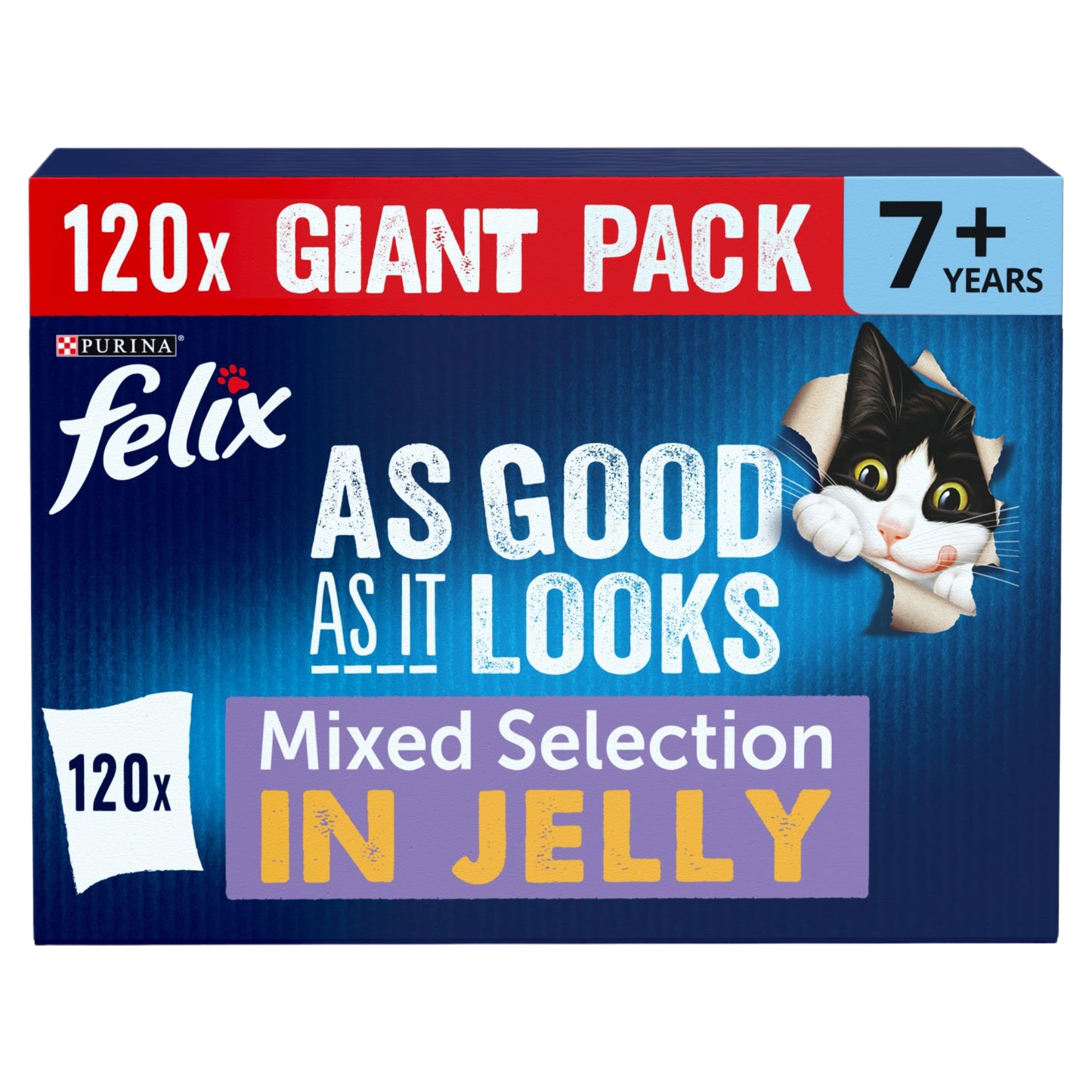 FELIX Tasty Shreds Mixed Selection in Gravy Wet Cat Food 40x80g