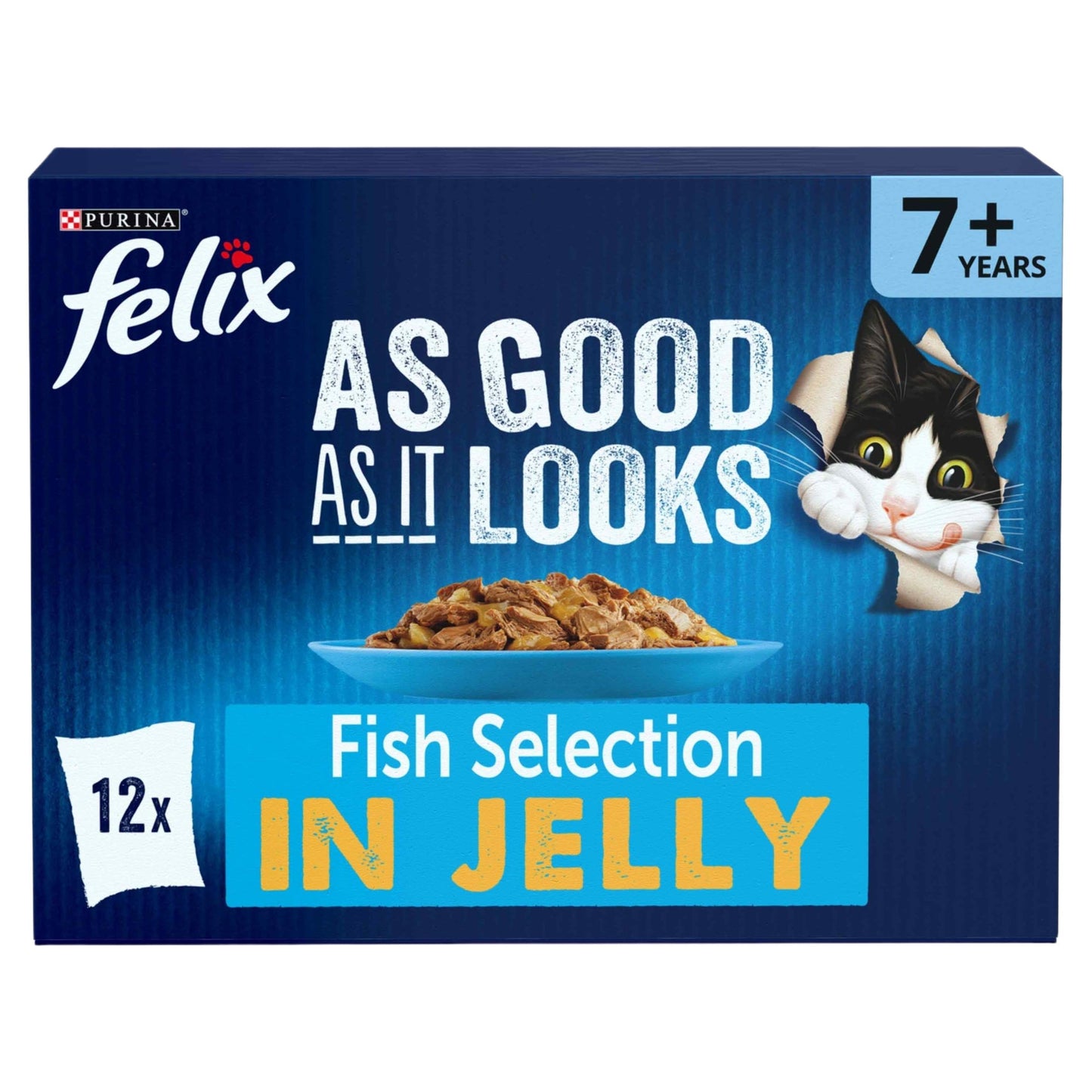 FELIX Tasty Shreds Mixed Selection in Gravy Wet Cat Food 40x80g