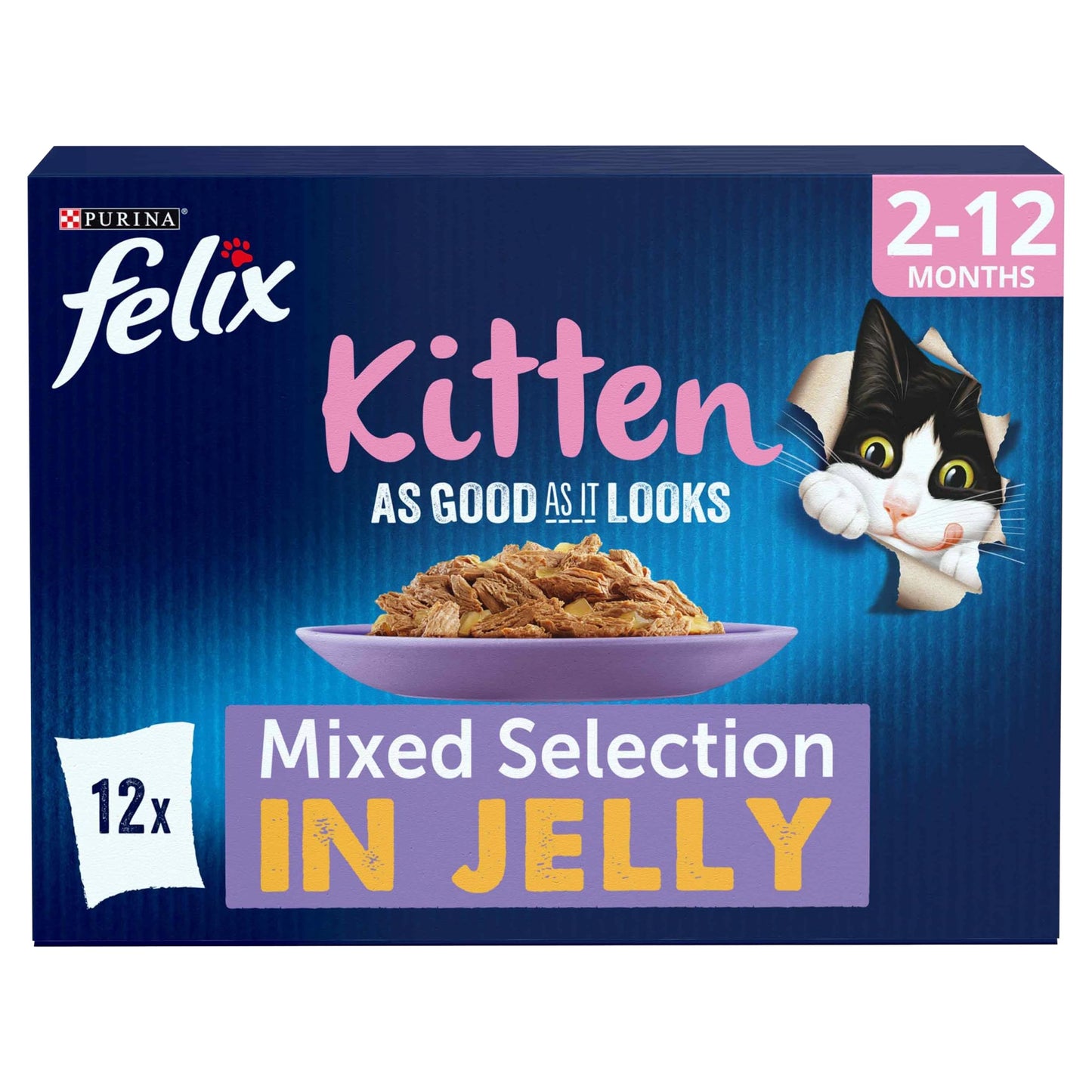 FELIX Tasty Shreds Mixed Selection in Gravy Wet Cat Food 40x80g