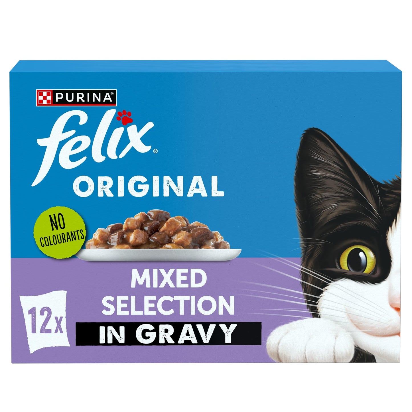 FELIX Tasty Shreds Mixed Selection in Gravy Wet Cat Food 40x80g