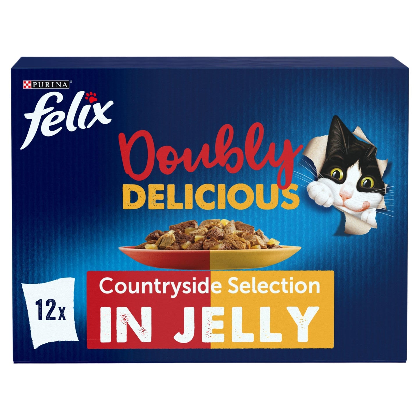 FELIX Tasty Shreds Mixed Selection in Gravy Wet Cat Food 40x80g