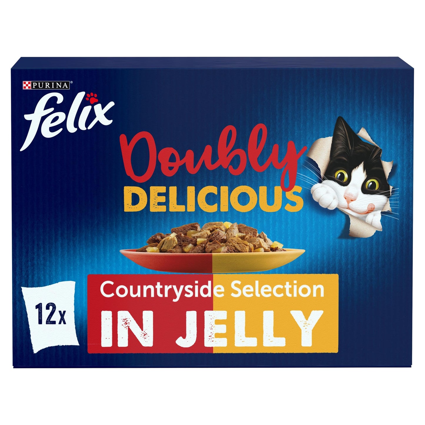 FELIX Tasty Shreds Mixed Selection in Gravy Wet Cat Food 40x80g