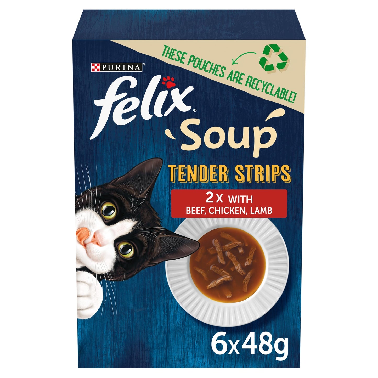 FELIX Tasty Shreds Mixed Selection in Gravy Wet Cat Food 40x80g