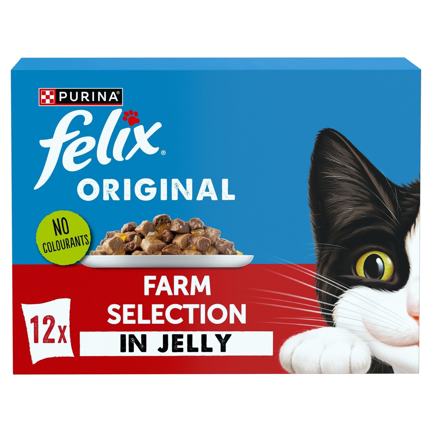 FELIX Tasty Shreds Mixed Selection in Gravy Wet Cat Food 40x80g