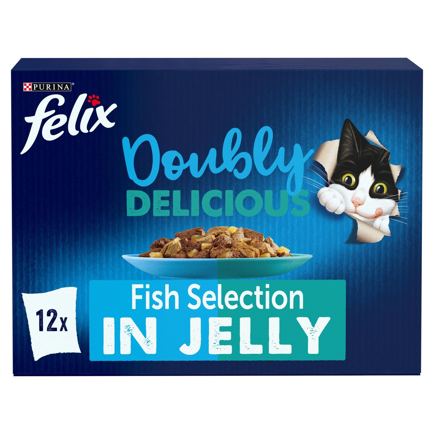FELIX Tasty Shreds Mixed Selection in Gravy Wet Cat Food 40x80g