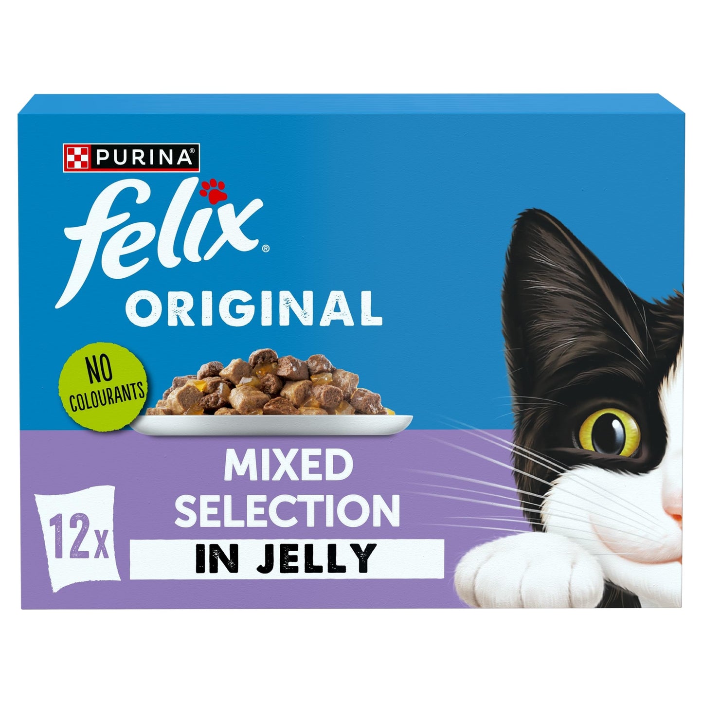 FELIX Tasty Shreds Mixed Selection in Gravy Wet Cat Food 40x80g
