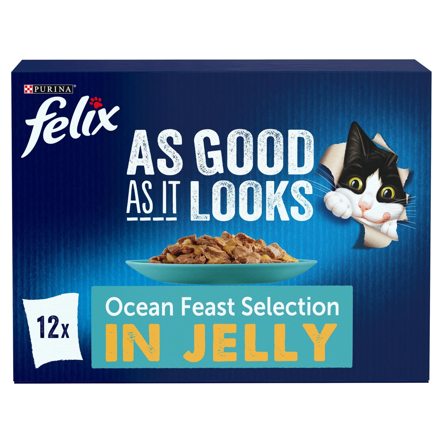FELIX Tasty Shreds Mixed Selection in Gravy Wet Cat Food 40x80g