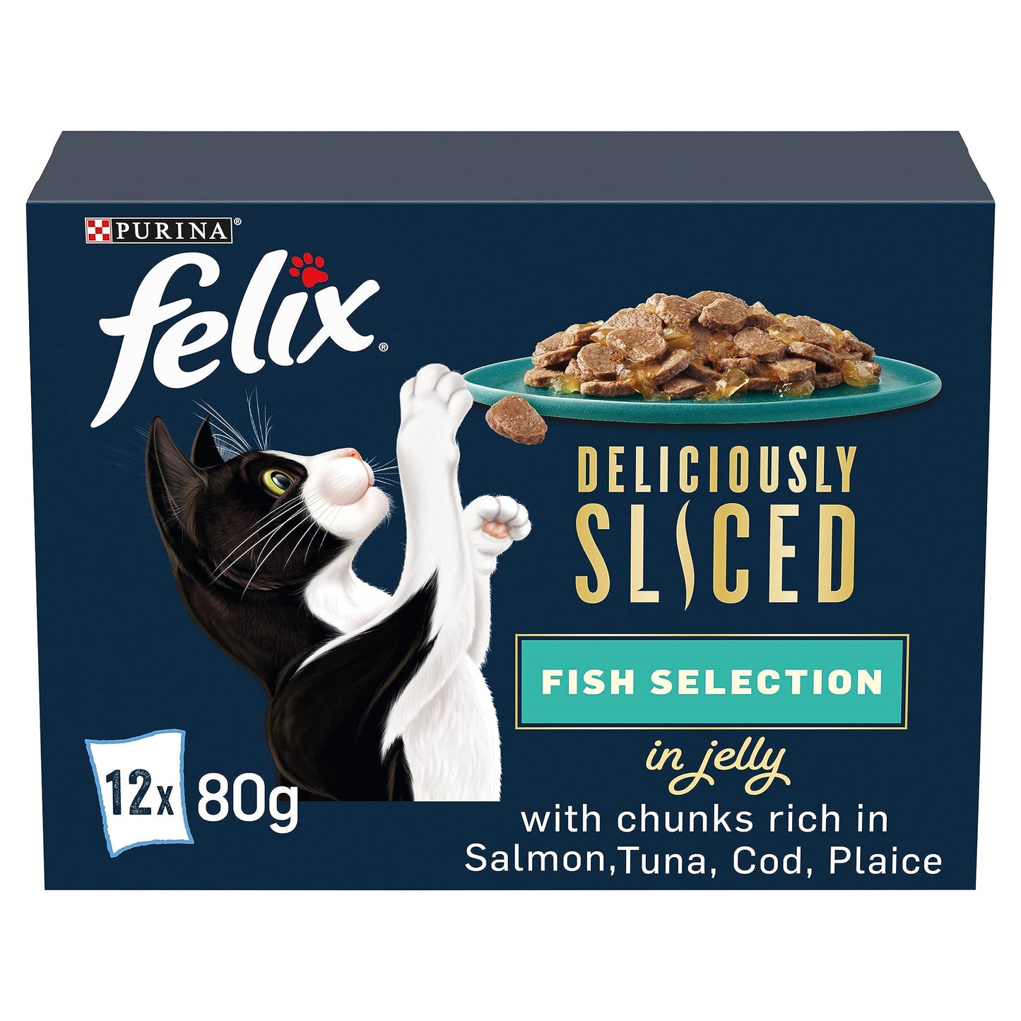 FELIX Tasty Shreds Mixed Selection in Gravy Wet Cat Food 40x80g