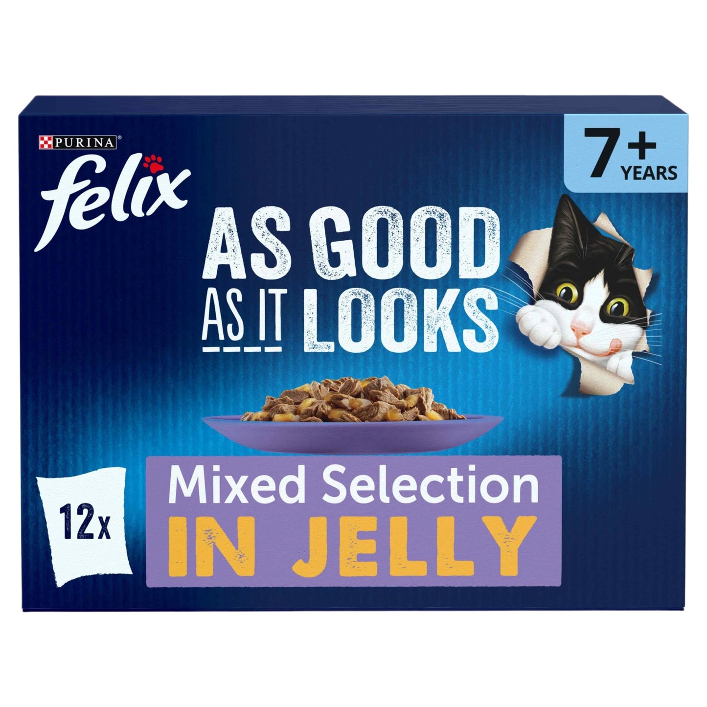 FELIX Tasty Shreds Mixed Selection in Gravy Wet Cat Food 40x80g