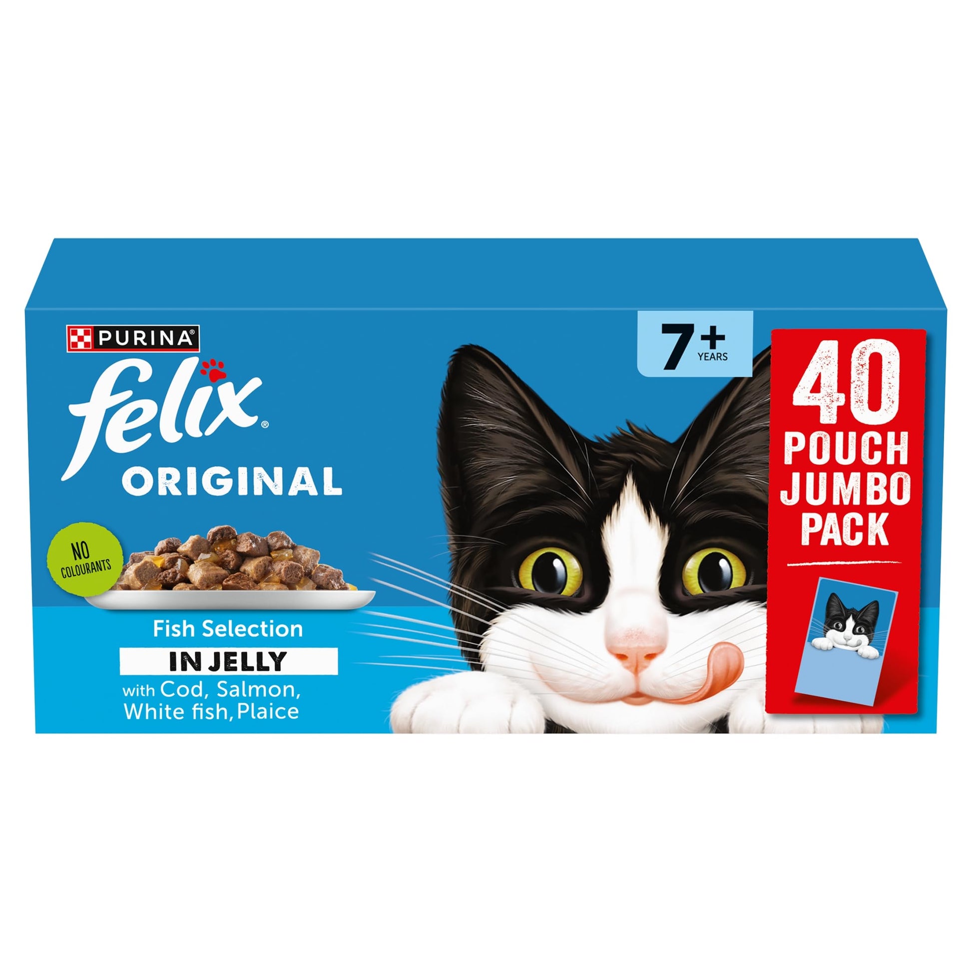 FELIX Tasty Shreds Mixed Selection in Gravy Wet Cat Food 40x80g