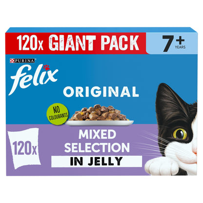FELIX Tasty Shreds Mixed Selection in Gravy Wet Cat Food 40x80g