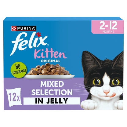 FELIX Tasty Shreds Mixed Selection in Gravy Wet Cat Food 40x80g