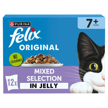 FELIX Tasty Shreds Mixed Selection in Gravy Wet Cat Food 40x80g