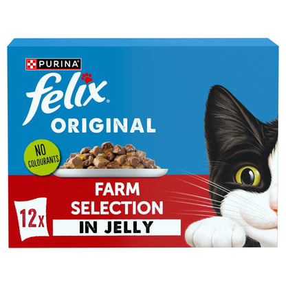 FELIX Tasty Shreds Mixed Selection in Gravy Wet Cat Food 40x80g