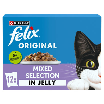 FELIX Tasty Shreds Mixed Selection in Gravy Wet Cat Food 40x80g